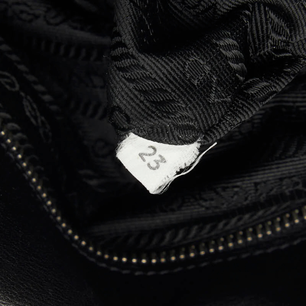 PRADA Black Leather Shoulder Bag - Picture 11 of 11